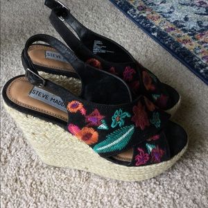 Steve Madden high wedge shoes